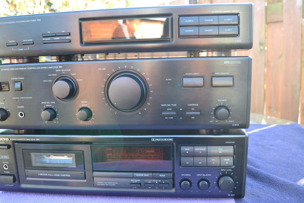 Wieza Onkyo TA-201  ,A-803  ,T-401   Vintage