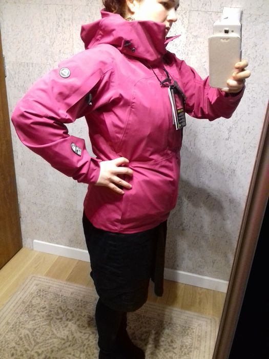 Nowa kurtka Elbrus 15000, XL różowa/fuksja