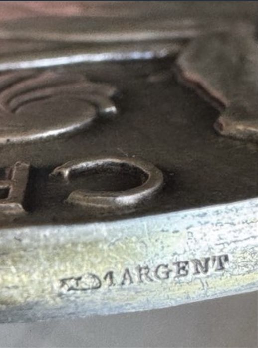 Medalha Prata Rara 950 Monnaie de Paris (1965) - 132g - G. Simon