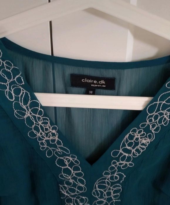 Claire.dk bluzka / tunika damska mgielka r.38