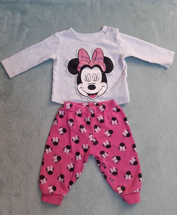 PAKA sukienka bluzeczki 6-9 74cm dres disney myszka PACZKA