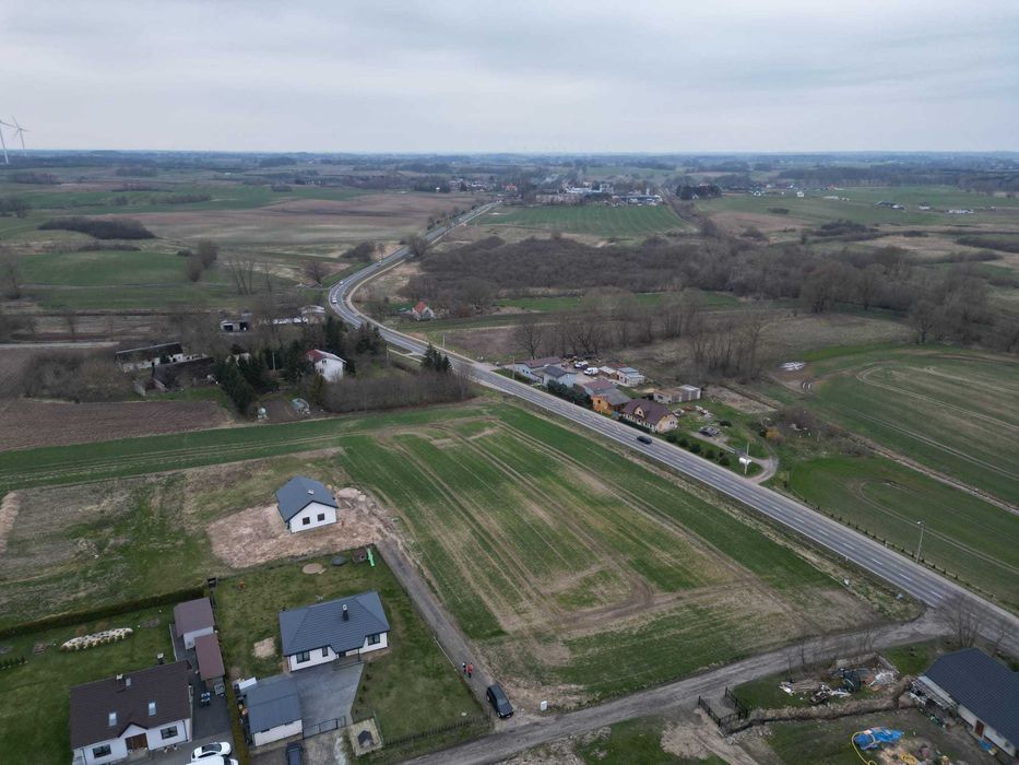 Działka 980m2 ** ŁEKNO ** Przy drodze nr 11 ** Z warunkami zabudowy