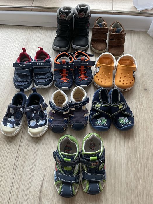 Buty dla chlopca zestaw 9 par