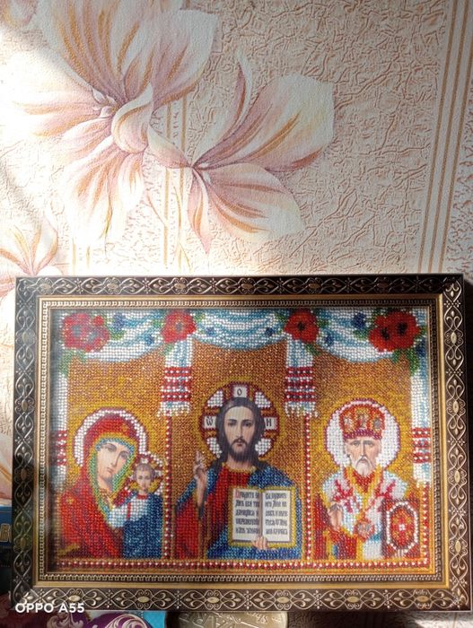 Іконостас вишитий бісером