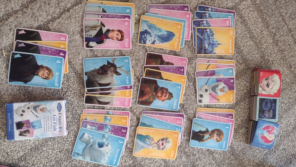 6w1 gry MEMO Bingo FROZEN Kraina Lodu ELSA ANNA domino