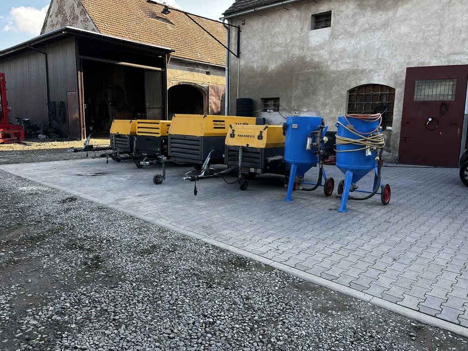 Wynajem Kompresorów Atlas Copco,Piaskarki,Piaskowanie!!!