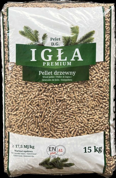 Pellet drzewny 6mm Igła PREMIUM ENplus A1
