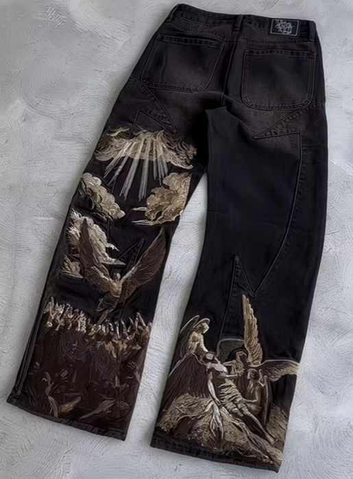 ‼️НА РУКАХ‼️ джинси vescartes широкі джинси y2k sk8