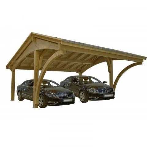 Wiata garażowa Revelatio 2 dwustanowiskowa 585 x 580 cm