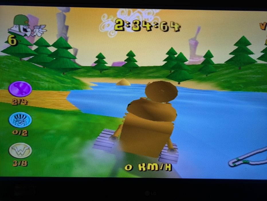 Jogo PS2 ( PlayStation 2 ) Wacky Races: Mad Motors (Opt.Estado)