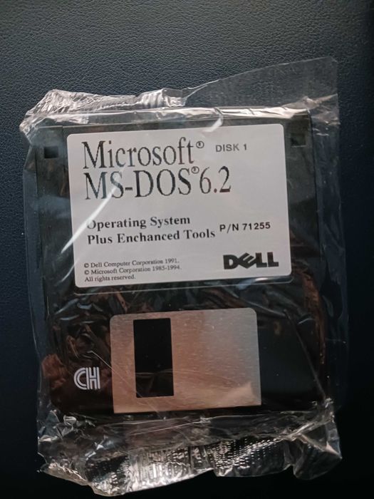 MS DOS 6.2–oryginal zestaw 3szt dyskietek 3,5”-NOWE,gratka-retro 1993r