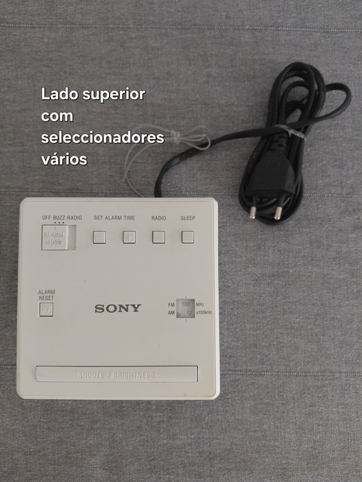 [31/08, 00:09] Margarida Oliveira: SONY - Radio AM/FM com Despertador