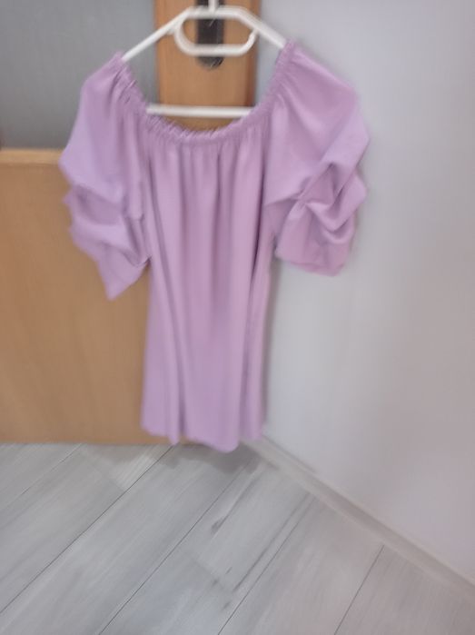 Liljowa sukienka hiszpanka