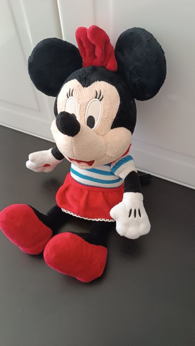 Peluches Boneca Minnie da Disney. Com som. 37 cm