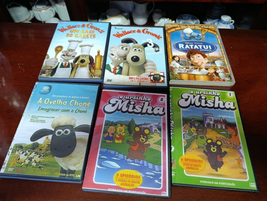 DVD como novos histórias