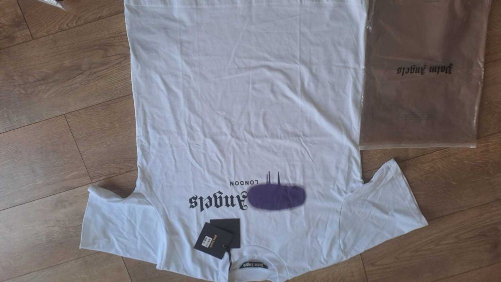 Футболка Palm Angels  біла XL