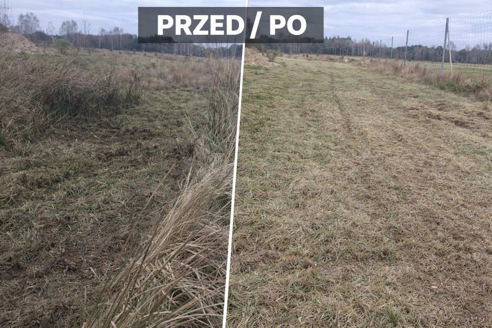 Koszenie wysokiej trawy I zarośli