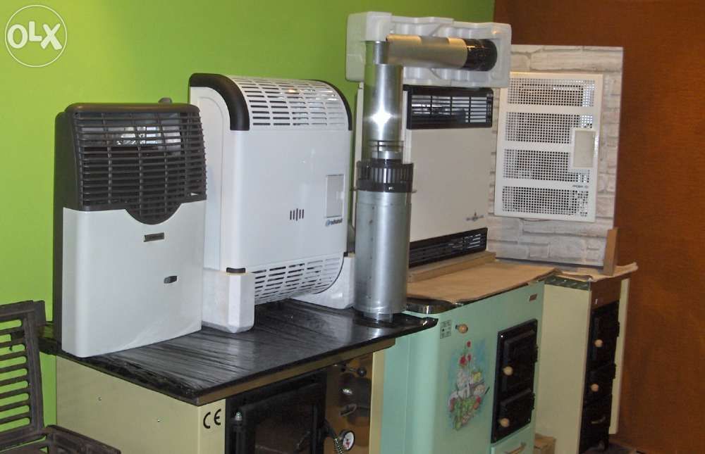 GRZEJNIK GAZOWY MORA 6143 - wyrzut spalin do komina