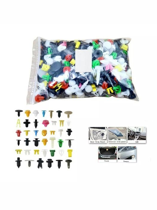 Clipes fixadores plástico