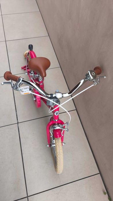 Bicicleta Infantil Bobbin Gingersnap 16" – Cereja Rosa
