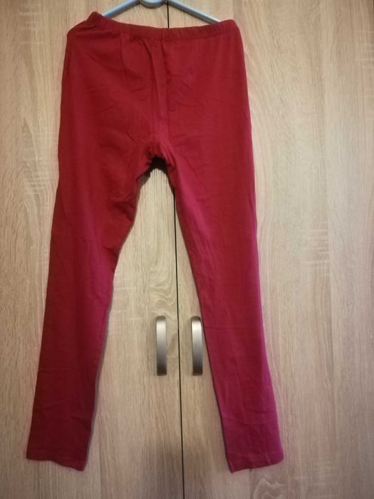 Legginsy bordowe r. 11/12 r. 140 In Extenso