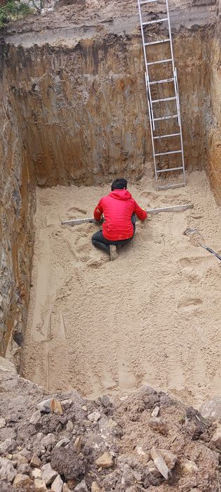 Koparko-ładowarka Usługi niwelacja terenu korytowanie wykopy przyłącza