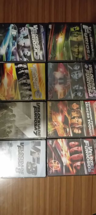 Filmes em Dvd Coleção Velocidade Furiosa.