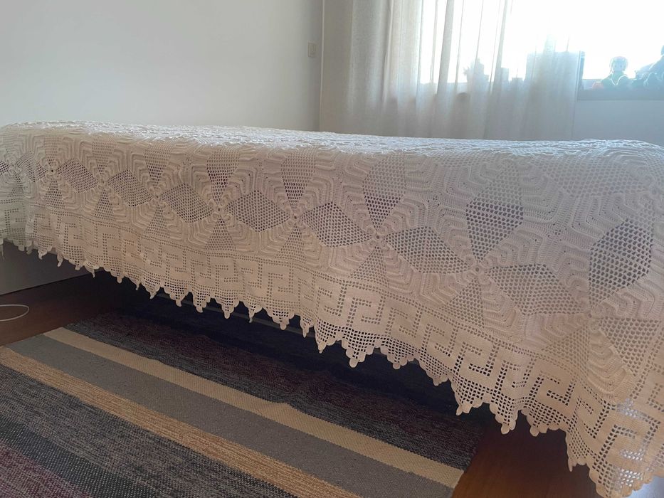 Colcha de renda - algodão