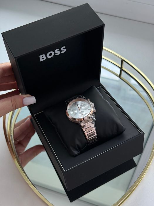 Годинник Hugo Boss Flawless срібний часы женские Босс