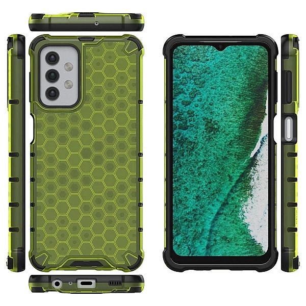 Honeycomb etui pancerny pokrowiec z żelową ramką Samsung Galaxy A32/5G