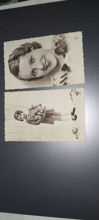 Postais antigos de 1937 e 1935