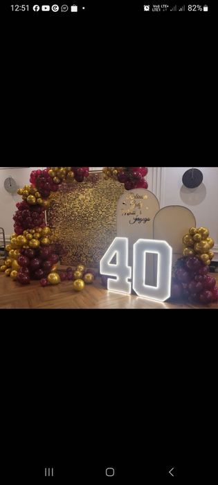 Serce led ścianka dla Pary Młodej tło do zdjęć lub plenerze cyfry led
