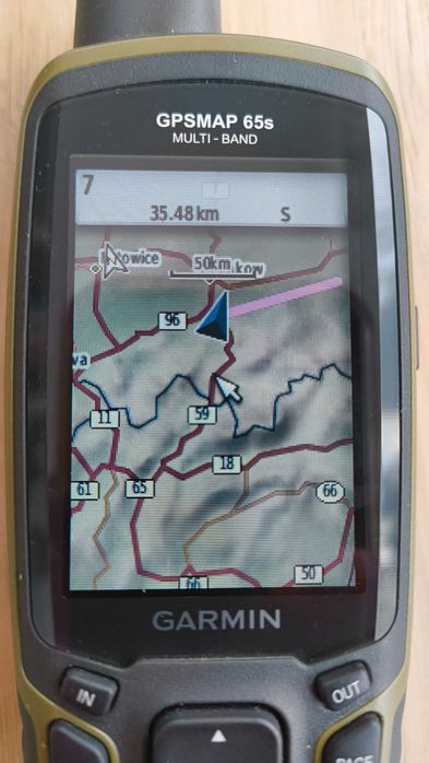 Garmin GPSMap 65s - nawigacja