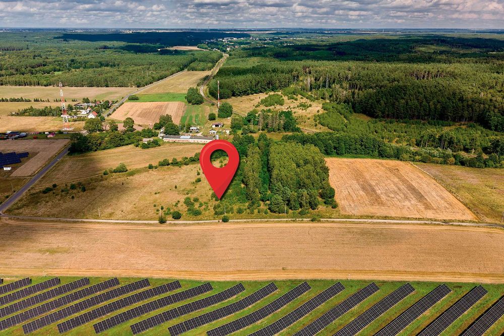 Działka budowlana 3000 m² z wydanymi WZ na wzniesieniu - Anielin, gm. Okonek