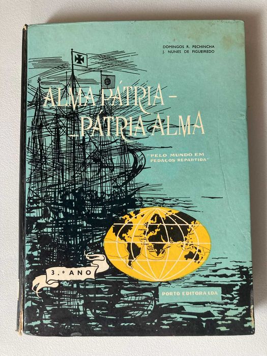 Livro Escolar Antigo 3º Ano