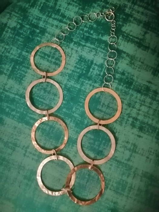 Colar em prata dourado
