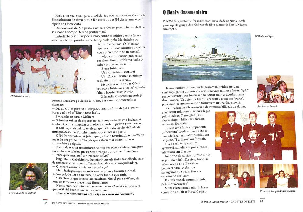 "Cadetes de Elite: 1965-67 Escola Náutica Infante D. Henrique" de João Fernandes e António Lobo [Novo]