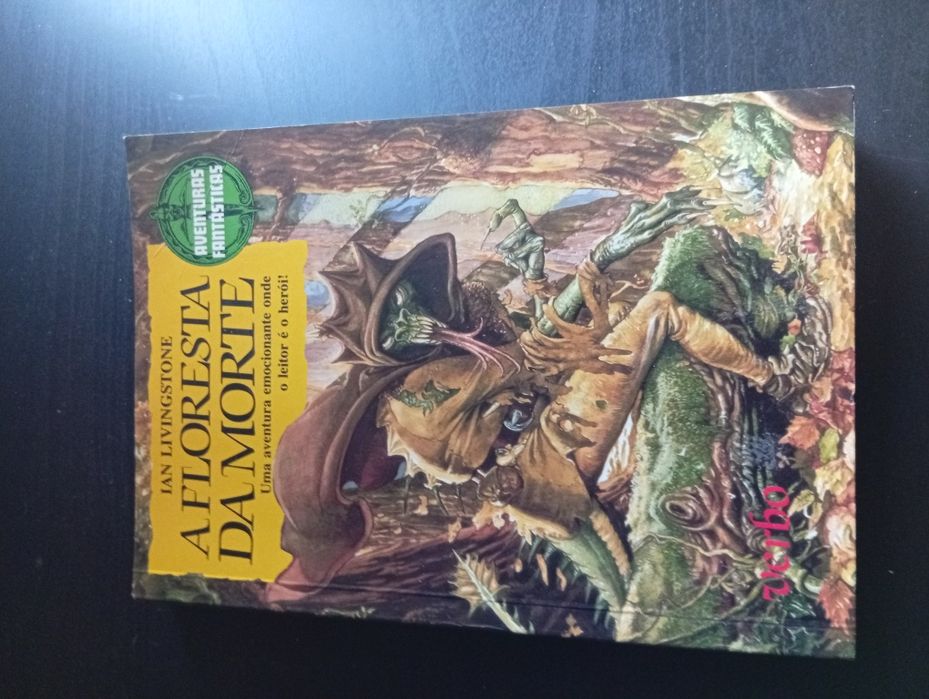 Livro aventuras fantásticas a floresta da morte