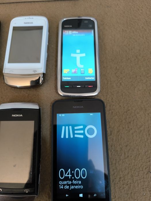 Coleção de 10  telemóveis Nokia
