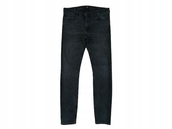LEE Malone Spodnie Jeans Męskie Szare Skinny r. 34/34