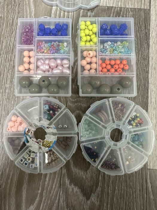 Чеський бісер presiora 10/0 фурнітура ронделі голки