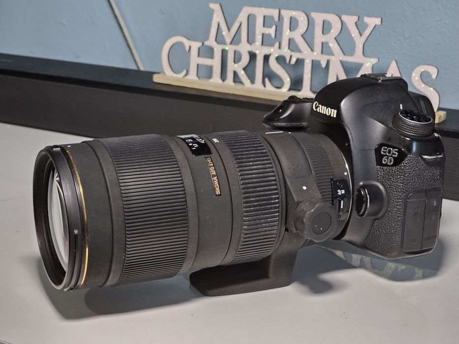 Canon 6d com lente sigma 70-200 f2.8 II APO EX DG Macro