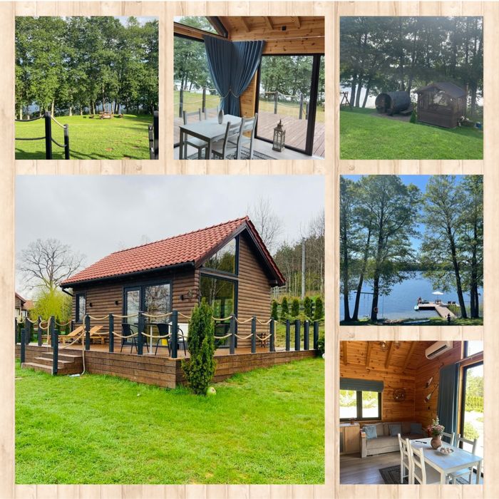 Domek, Mazury, Majówka, linia brzegowa, Sauna, bania