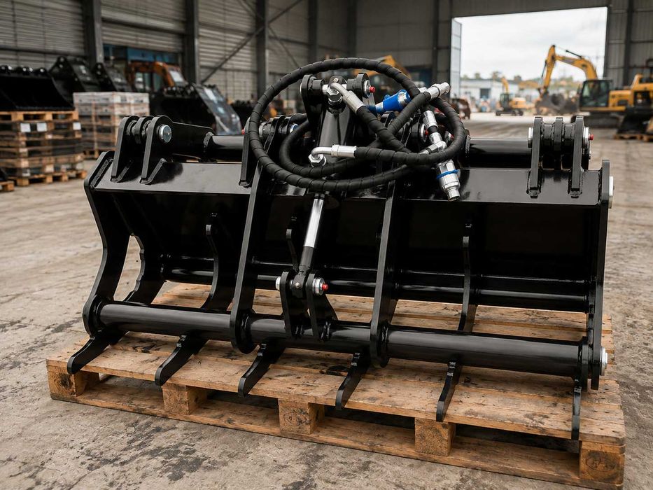 Krokodyl Chwytak Łyżka Łyżko Hydrauliczny 100 cm Miniładowarka Import z Chin Do Obornika Drewna Tanio Rippa Gunter Grossmann Kuger Caster