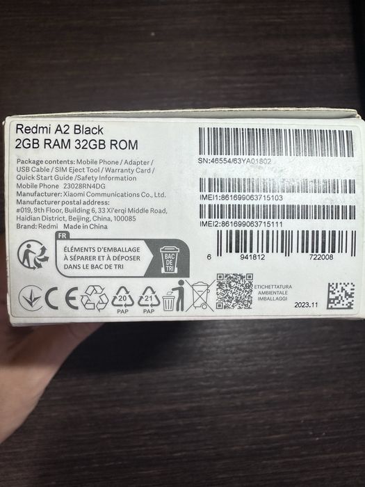 Xiaomi Redmi A2  2ram 32gb