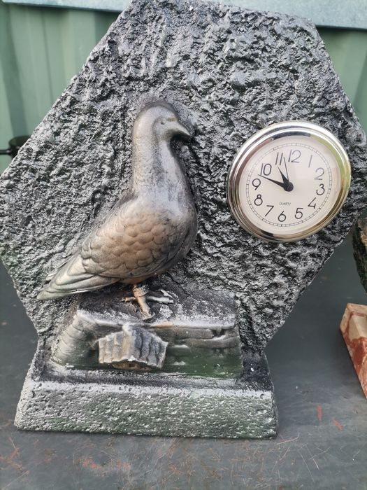 Trofeum z lat 60-tych XX wieku sport gołębi pocztowych Flandria Lier