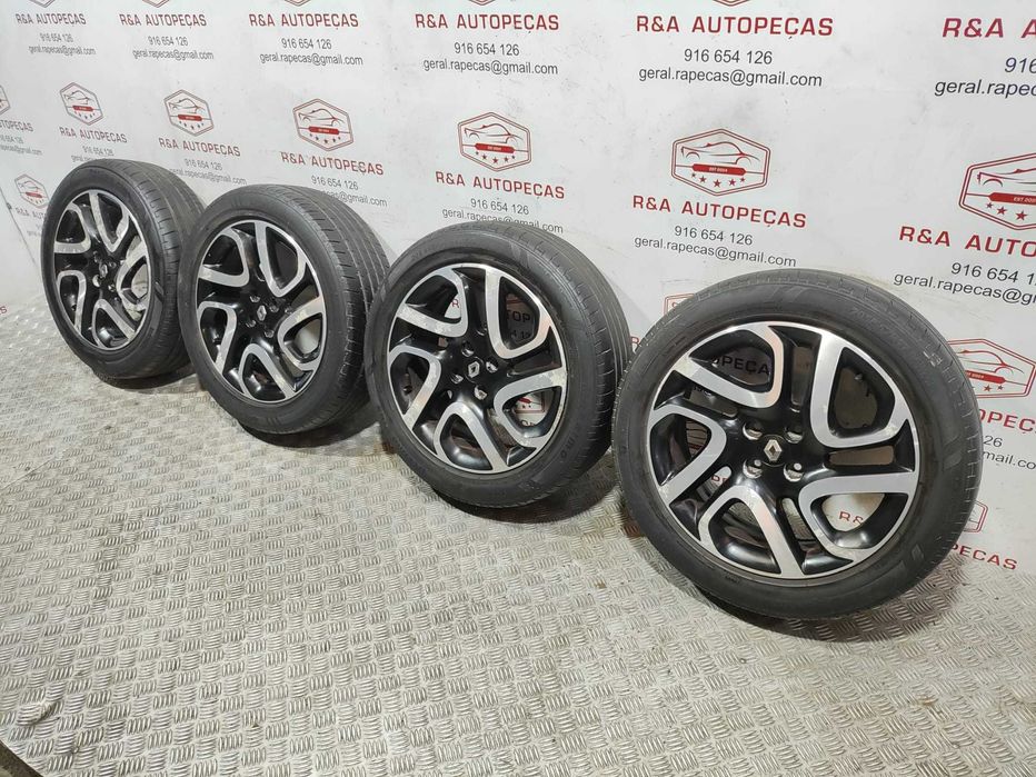Conjunto Jantes R17 Renault Captur MK1 J87 2013 a 2019 Original