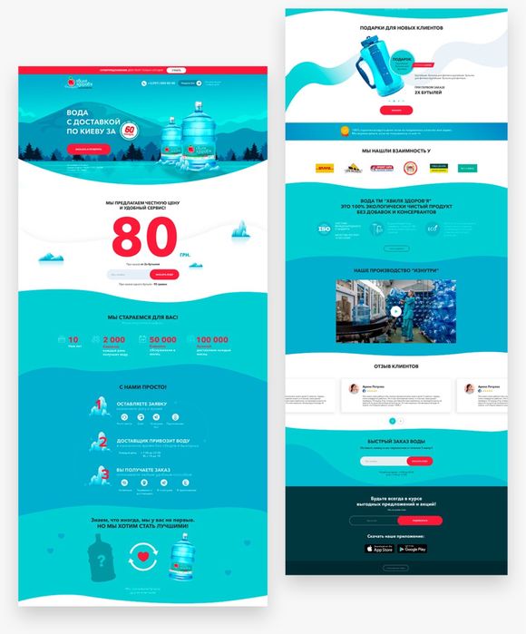 Розробка сайтів під ключ. Створення Landing Page (Лендинг) за 3 дні