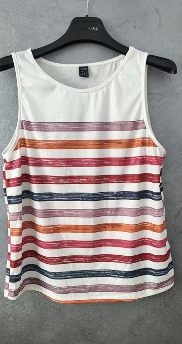 Bluzka koszulka Shein 38 M bez rękawów na ramiączkach