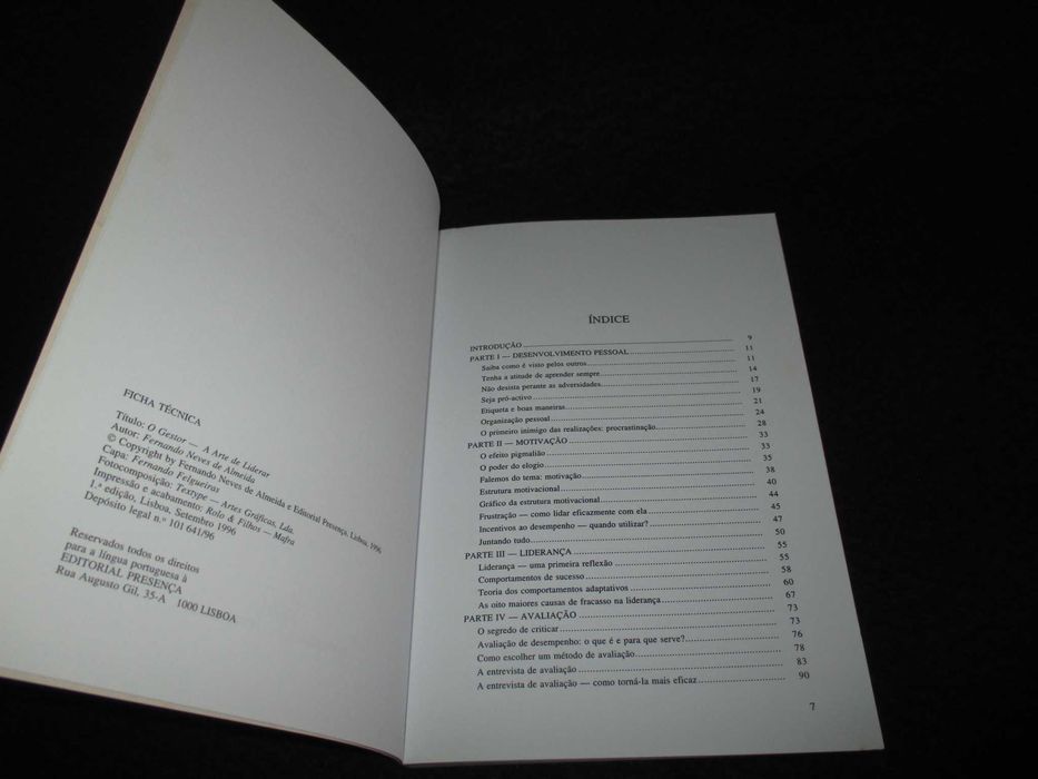 Livro O Gestor A Arte de Liderar Fernando Neves de Almeida